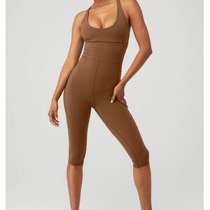 One piece alo cinnamon brown large- never wear!
